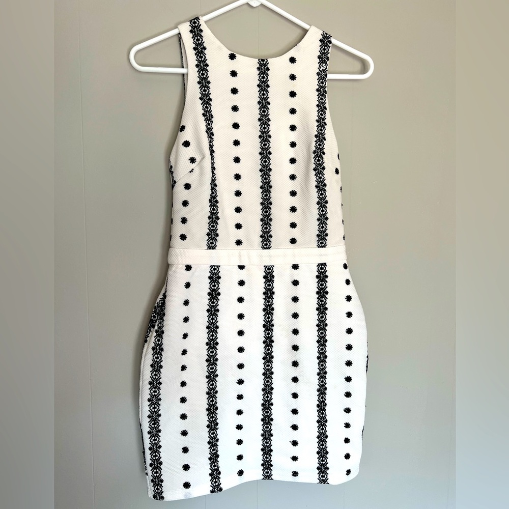 Black & White English Factory Dress